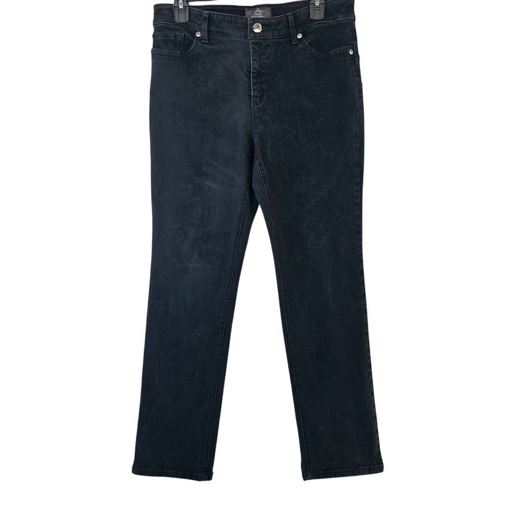 So Lifting Slimming Jeans Women's 14 Classic Denim Pants Black Straight Straight